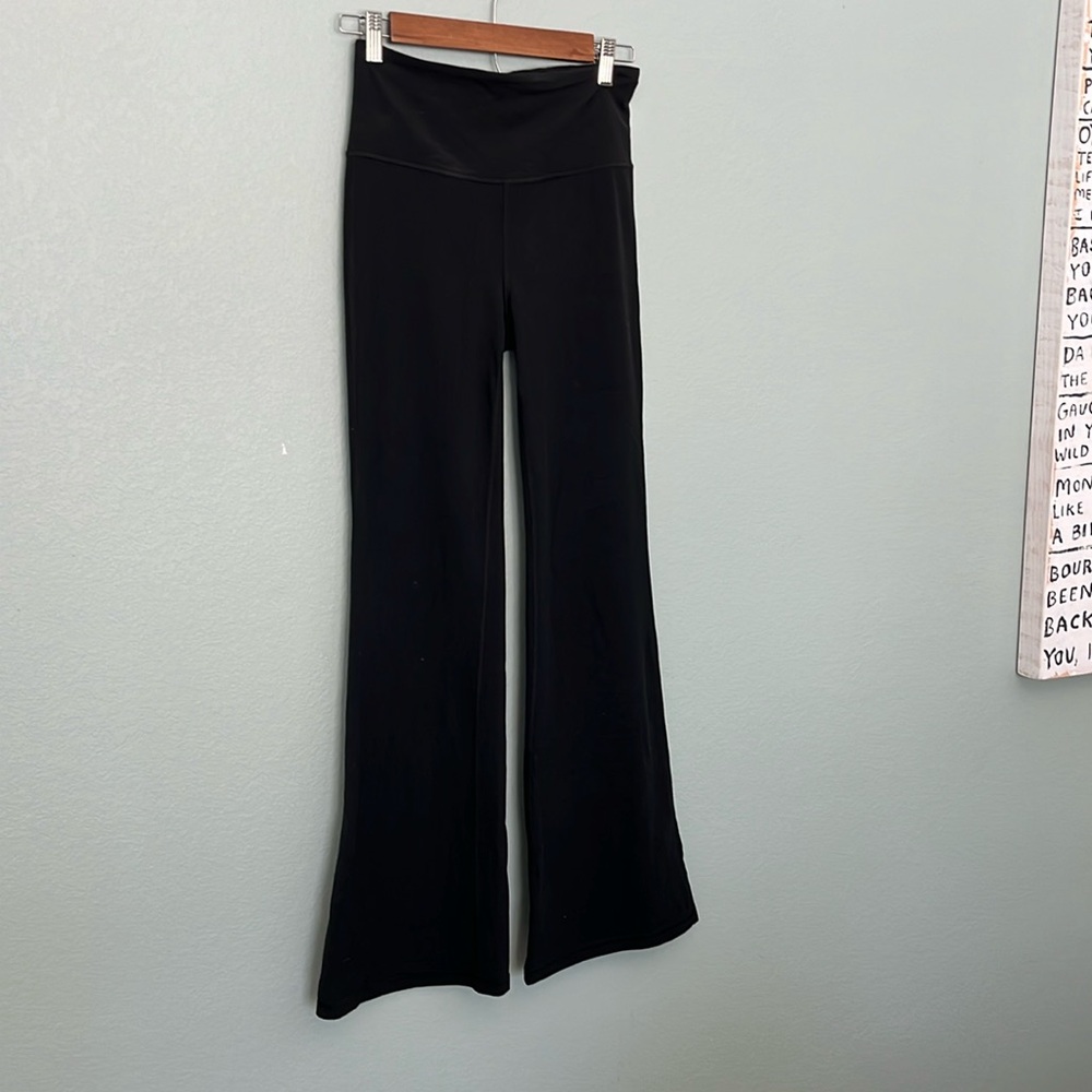 Athleta Black Flare Leggings